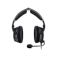 Bose A30 Aviation Headset with Bluetooth, adjustable ANR noise cancellation, lightweight comfort design, black