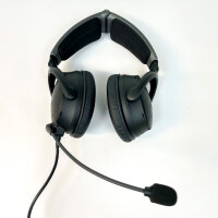 Bose A30 Aviation-Headset mit Bluetooth, einstellbare ANR-Geräuschunterdrückung, leichtes Komfortdesign, Schwarz