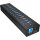 ICY BOX IB-AC6113 USB 3.0 Hub, 13+1 ports, power supply, black