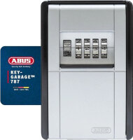 ABUS KeyGarage 787 wall-mounted key box, black-silver