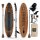 TIGERXBANG SN060 Stand-Up Paddleboard 10.8 ft Inflatable SUP Board with Accessories Extra Wide Pandora Collection Indian Black Adults & Teens