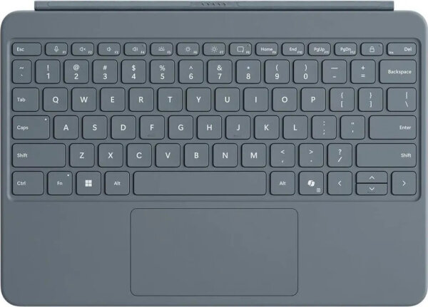 Microsoft Surface Pro 12-inch QWERTY Keyboard 2100, keyboard with touchpad, mechanical switches, Blue Ocean, EP2-32742