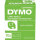 DYMO LetraTag plastic tape EU 12 mm x 4 m white-black 21733901
