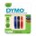 DYMO 2137631 EU Embossed Tape Labels 9 mm x 3 m Red/Blue/Black