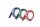 DYMO 2137631 EU Embossed Tape Labels 9 mm x 3 m Red/Blue/Black