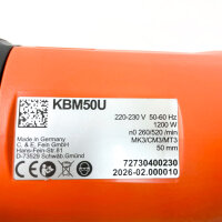 FEIN KBM50U, magnetic core drilling machine, up to 50 mm, 1200 W, 72704061