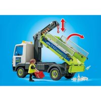 PLAYMOBIL City Action 71431 Glass Recycling Truck with Container, Ages 4-10, 62 Pieces