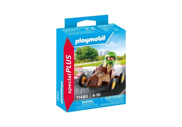 PLAYMOBIL Special Plus 71480, Figure with Kart Helmet, 4–10 years, 6 pcs
