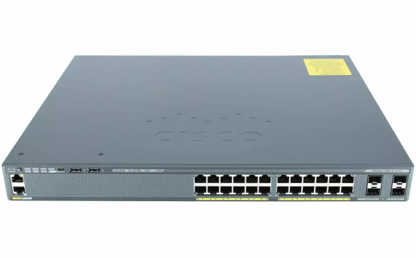Cisco - WS-C2960X-24PS-L - Catalyst 2960-X 24 GigE PoE 370W, 4 x 1G SFP, LAN Base