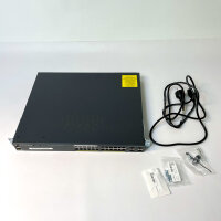 Cisco - WS-C2960X-24PS-L - Catalyst 2960-X 24 GigE PoE 370W, 4 x 1G SFP, LAN Base