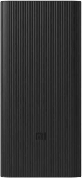 Xiaomi 18W Power Bank, 30,000 mAh, 18W Fast Charging, Charges 3 Devices Simultaneously, Power Delivery 3.0, Airplane Compatible, Fully Charged in 7.5 Hours, Compact, Black