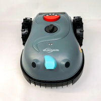 YARDCARE V100 Mähroboter, Rasenroboter mit Kamera, Hinderniserkennung, Vision-Navigation, 4-Ah-Akku, für 150 m², inklusive Ersatzklingen, Spiralmähfunktion