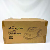 YARDCARE V100 Mähroboter, Rasenroboter mit Kamera, Hinderniserkennung, Vision-Navigation, 4-Ah-Akku, für 150 m², inklusive Ersatzklingen, Spiralmähfunktion