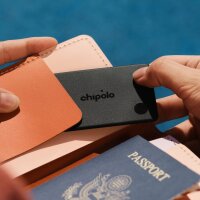 CHIPOLO CARD Bluetooth Tracker, Ultra-thin card format, wirelessly rechargeable, Apple & Android