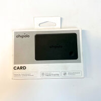 CHIPOLO CARD Bluetooth Tracker, Ultra-thin card format, wirelessly rechargeable, Apple & Android