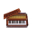 RAGA Standard Classic Cherry, Harmonium, mit Tastatur, Rotbraun, (mit leichter kratzer)