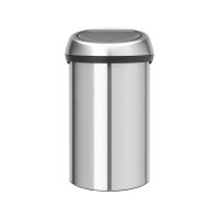Brabantia Touch, 60-Liter-Abfalleimer, Mattstahl, 107962