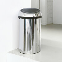 Brabantia Touch, 60-Liter-Abfalleimer, Mattstahl, 107962