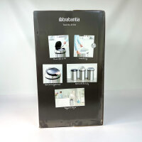 Brabantia Touch, 60-Liter-Abfalleimer, Mattstahl, 107962