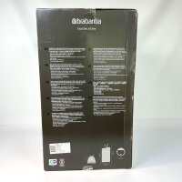 Brabantia Touch, 60-Liter-Abfalleimer, Mattstahl, 107962