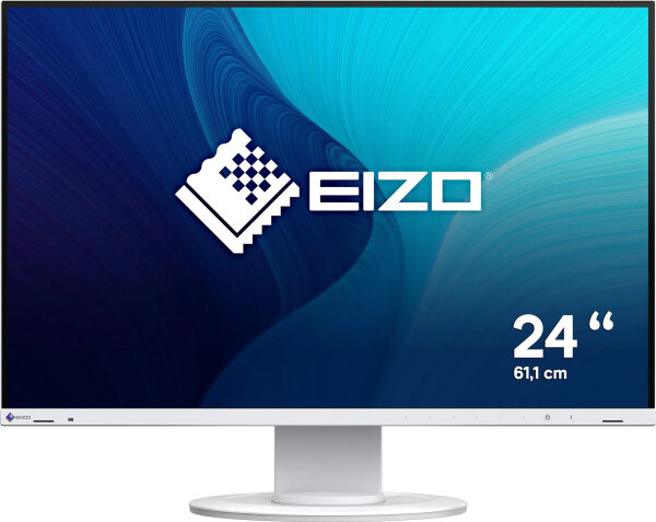 EIZO FlexScan EV2410R, 24,1 Zoll (61,2 cm), WUXGA-LCD-Monitor, 1920 × 1200 Pixel, 5 ms, 60 Hz, Weiß