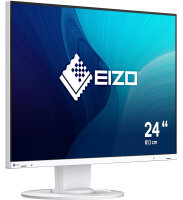 EIZO FlexScan EV2410R, 24,1 Zoll (61,2 cm), WUXGA-LCD-Monitor, 1920 × 1200 Pixel, 5 ms, 60 Hz, Weiß