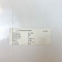 Utensiltecnica 8L.1001 PCD circular saw blade, Ø400 x 4.0 mm, Z96, Ø32 H7, 3,981 RPM