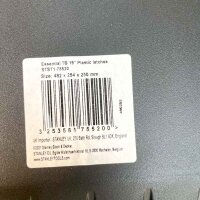 STANLEY STST1-75520, Essential TB 19 Zoll Werkzeugkoffer mit Kunststoffverschlüssen, 482 x 254 x 250 mm, Schwarz-Gelb