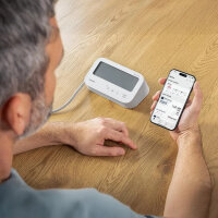 OMRON M3 Comfort AFib, Automatisches Oberarm Blutdruckmessgerät, Weiß