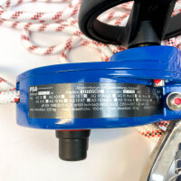 PSA AG 10 K Hub A, rescue and abseiling device, lifting height 110 m, width 25 mm, maximum load 225 kg