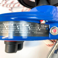 PSA AG 10 K Hub A, rescue and abseiling device, lifting height 110 m, width 25 mm, maximum load 225 kg