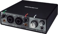 Roland RUBIX22 USB-Audio-Interface, 24 Bit/192 kHz, 2-In/2-Out, Schwarz