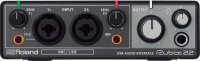 Roland RUBIX22 USB-Audio-Interface, 24 Bit/192 kHz, 2-In/2-Out, Schwarz