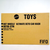 Hot Wheels HBY96 City Colour Reveal Car Wash Set, Water Tanks, 1 Colour Change Car, Race Track, Ages 4+