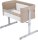 Graco Sweet2Sleep bedside crib, 11 height adjustable positions, 4 reclining positions, carry bag, Oatmeal, GP1814BAOAT000