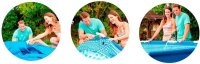 Intex 28212NP Metal Frame Above Ground Pool with Steel Frame, Dismantable, 12 x 30 inches