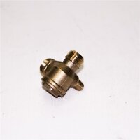 Air Compressor Valve, 20*19*10MM Complete Copper Male Thread 90 Degree Three Way Air Compressor Check Valve