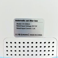 PETWANDERS CH-ICB015 Automatic Self-Cleaning Cat Litter Box, 80L, 9W