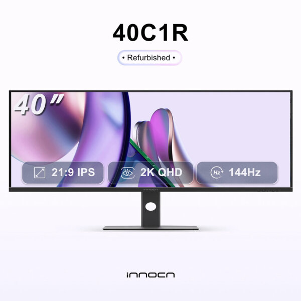INNOCN 40C1R 40 Zoll WQHD Ultrawide Creator Monitor USB-C 3440×1440 IPS 144 Hz