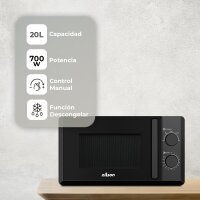 Nilson NMW2700N Microwave Oven, 20 L, 700 W, 5 Programs,...