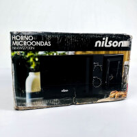 Nilson NMW2700N Microwave Oven, 20 L, 700 W, 5 Programs, Defrost Function, 35-Minute Timer, Black