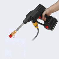 Cleaning gun, compressed air cleaning gun for cars, black