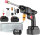 Cleaning gun, compressed air cleaning gun for cars, black