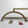 COSMOGLO XL LED Crescent Floor Lamp Gold, Mobile Phone Holder, 3 Light Colors, Height Adjustable