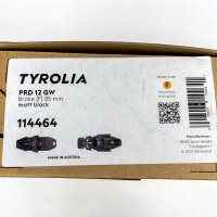 TYROLIA PRD 12 GW ski binding, GripWalk, 85 mm brake, matte black, 114464