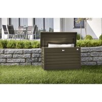 Gartenbox FreizeitBox 100 Stahl bronzefarben 101 x 61 x 46 cm