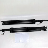 Millenium BS-2211B MKII Speaker Stand Set, 2 pieces, 304849, Black