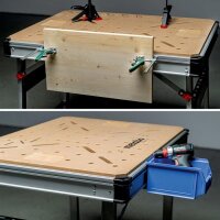 Metabo MWB 100, work table, height-adjustable, 100 x 80-100 x 75cm, wood, foldable