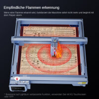iKier K1 Pro 24W Lasergravierer — 410 × 410 mm Arbeitsfläche, 120 W elektrische Leistung, 100–240 V