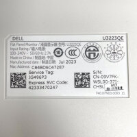 Dell UltraSharp U3223QE 32 Zoll (Refurbished) 4K USB-C-Hub-Monitor